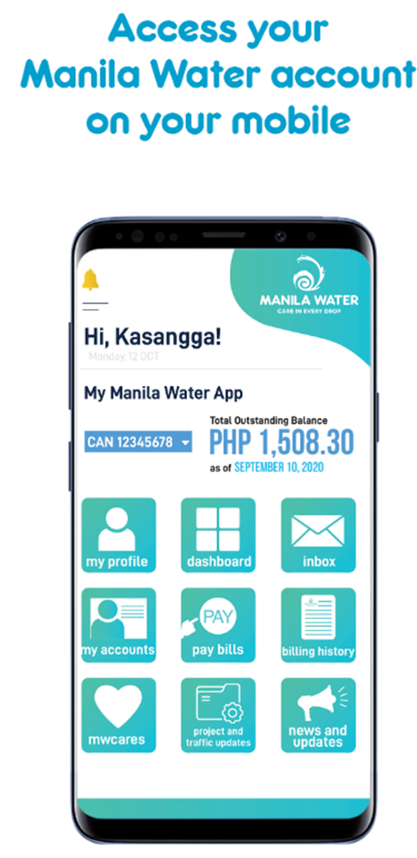 Manila Water App, Contact Information